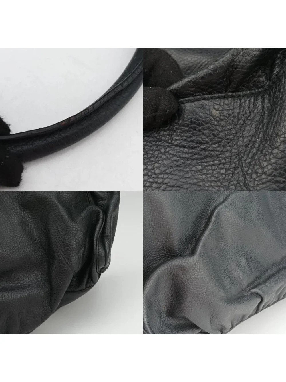 Gucci Abbey D Ring Hobo Black Leather